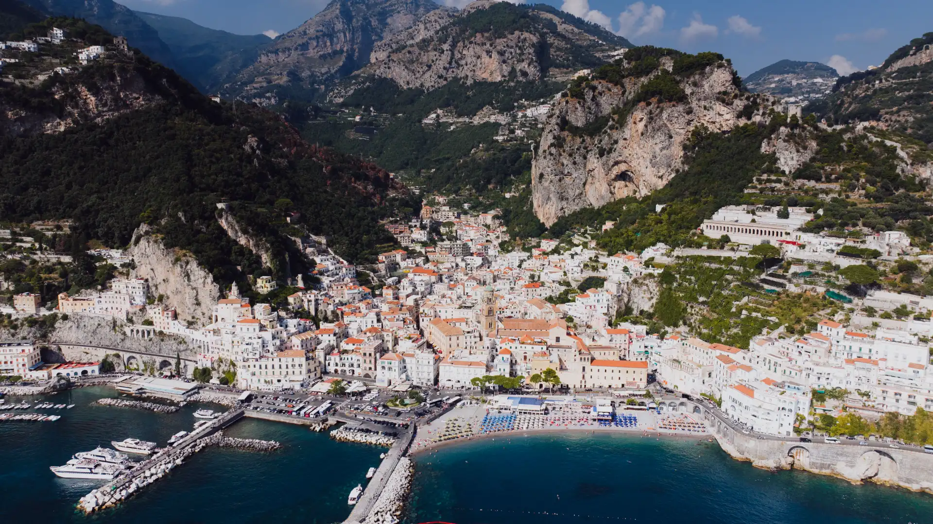 amalfi coast by boat